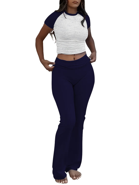 Women's Two-Piece Outfit Set – Sizes XS–XXL – Beige option – main product image
