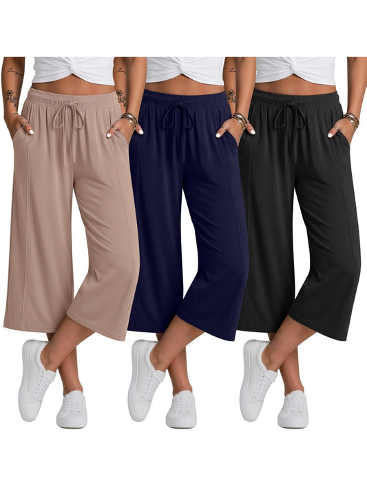 Women's Two-Piece Outfit Set - Wide-Leg – Sizes 0XL–4XL – main product image