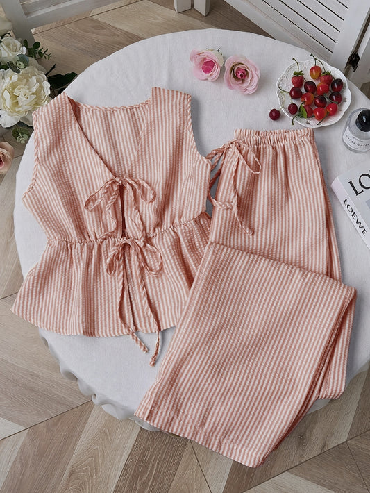 Women's Two-Piece Pants Set - Casual Printed Style 50 – main product image