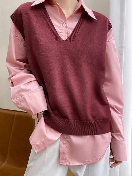 Women's Versatile Pullover Vest – main product image