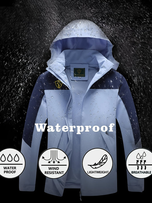 Women's Waterproof Zip-Up Jacket – Green option – main product image