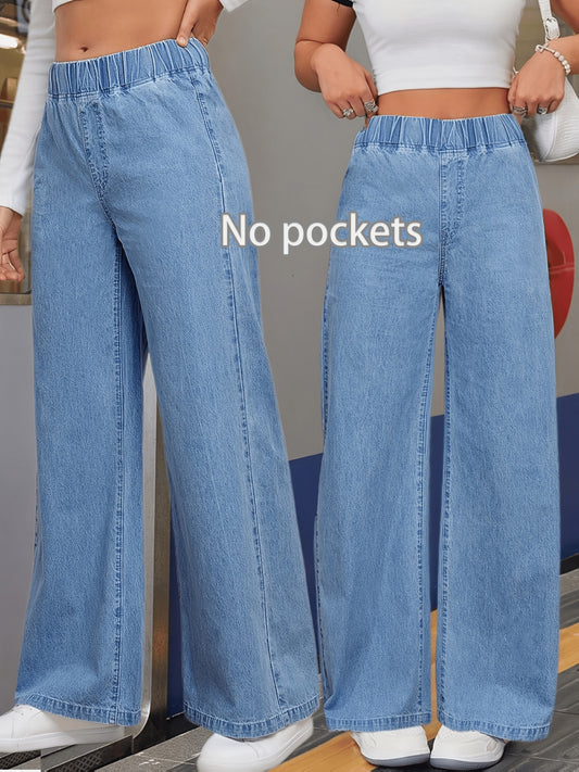 Women's Wide Leg Jeans - Medium Blue Weekend – Blue option – main product image