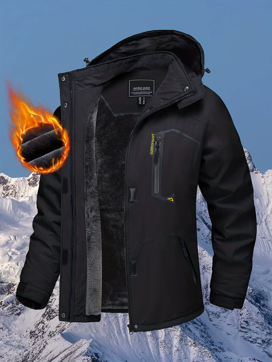 Women's Windproof Fleece Zip-Up Coat – Blue option – main product image
