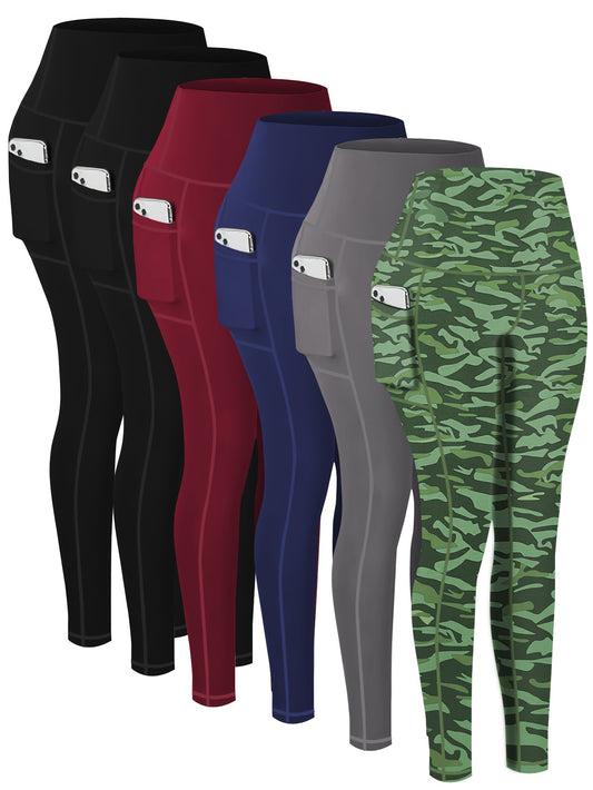 Women's Workout Leggings - 6-Pack High-Waist – main product image
