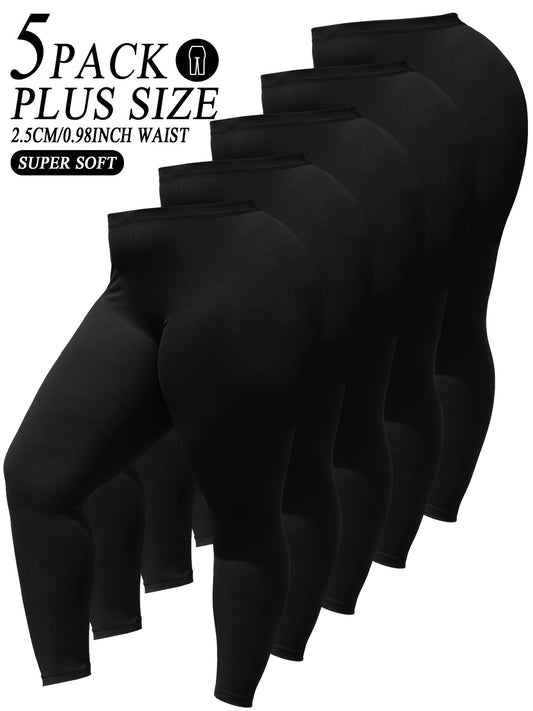 Women's Workout Leggings - Elastic Waist Slim Fit – main product image