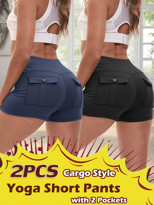 Women's Workout Shorts - Stretch Comfort – 3-Color Selection – main product image